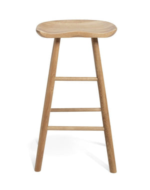 Habitat Barnwell Oak Tall Stool - Natural 13448298