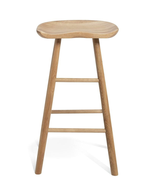 Habitat Barnwell Oak Tall Stool - Natural 13448298