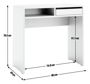 Pepper 1 Drawer Desk - Grey 19476264