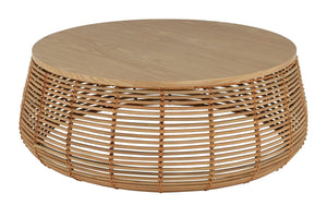 Habitat Hazel Rattan Round Coffee Table - Natural 19208315