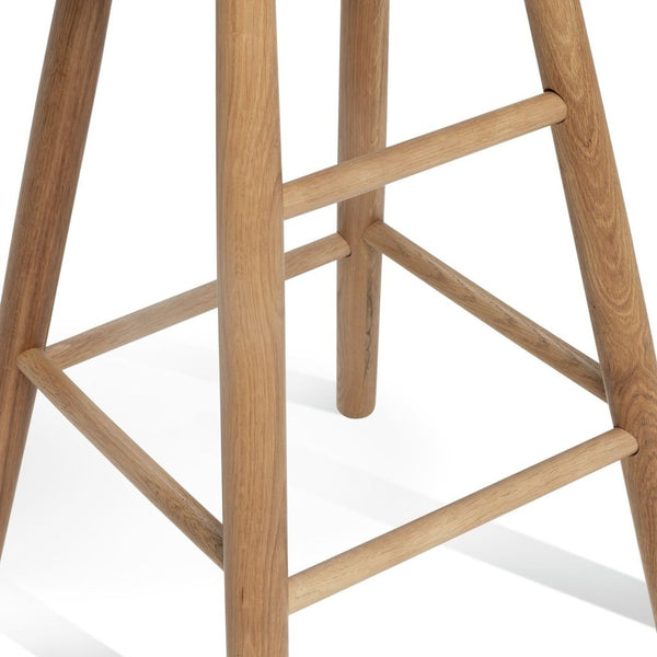 Habitat Barnwell Oak Tall Stool - Natural 13448298