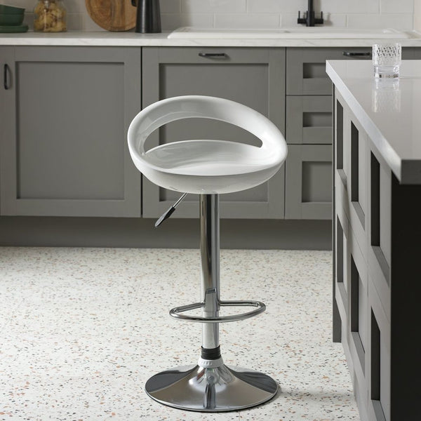 Ottawa White Bar Stool 13976313