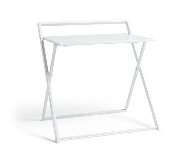 Habitat Compact Folding Office Desk - White 16174758