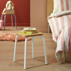 Habitat Kids Monty Stool - Light Grey 17129647