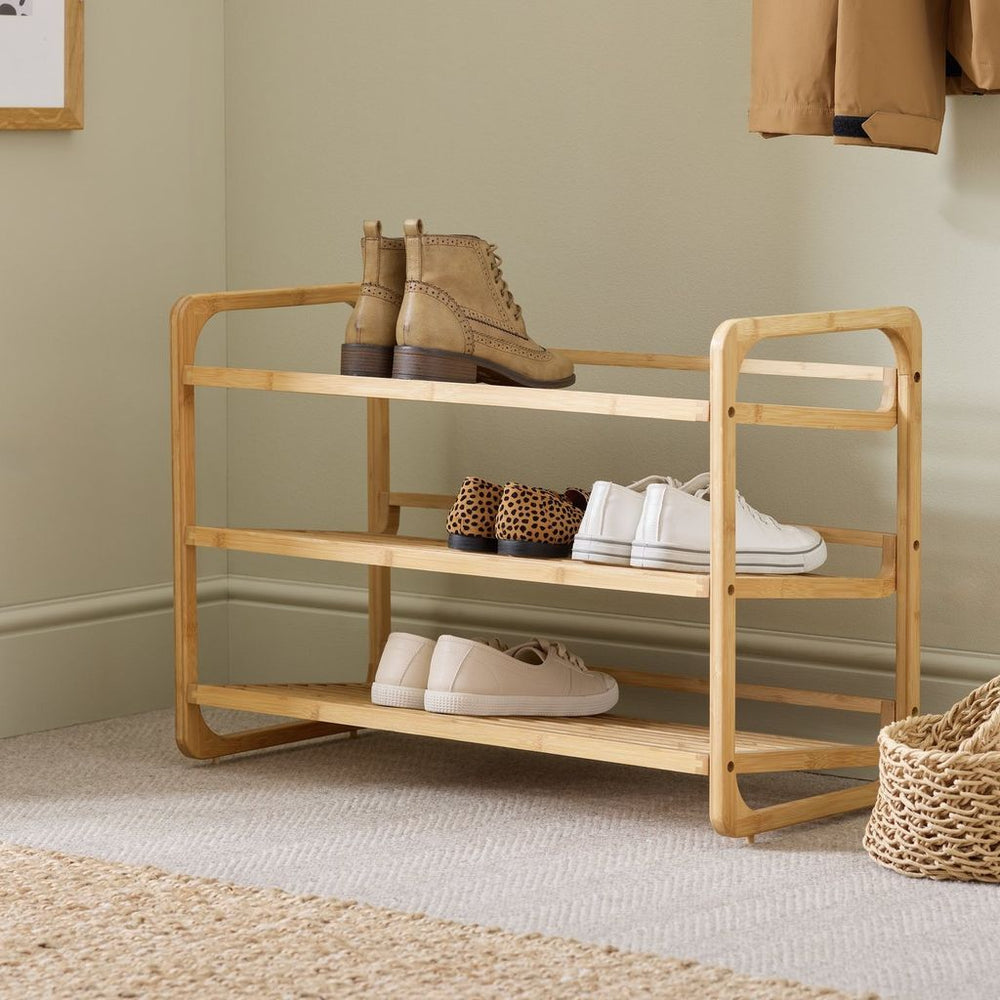 Habitat Belem 3 Shelf Shoe Storage Rack - Natural 17228940