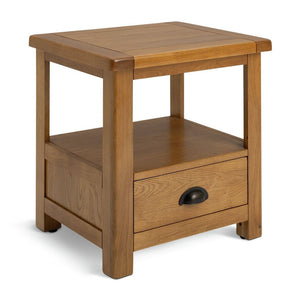 Kent 1 Drawer Side Table - Natural 17261866