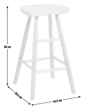 Habitat Barnwell Oak Tall Stool - Natural 13448298